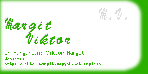 margit viktor business card